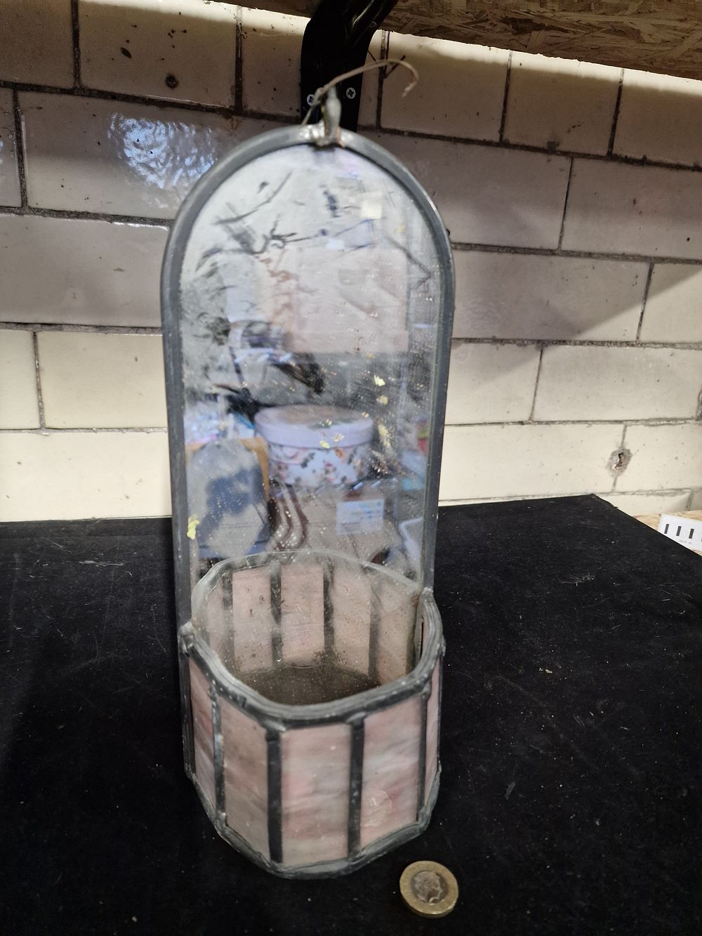 Lot 269: Hanging Mirror Plant Pot