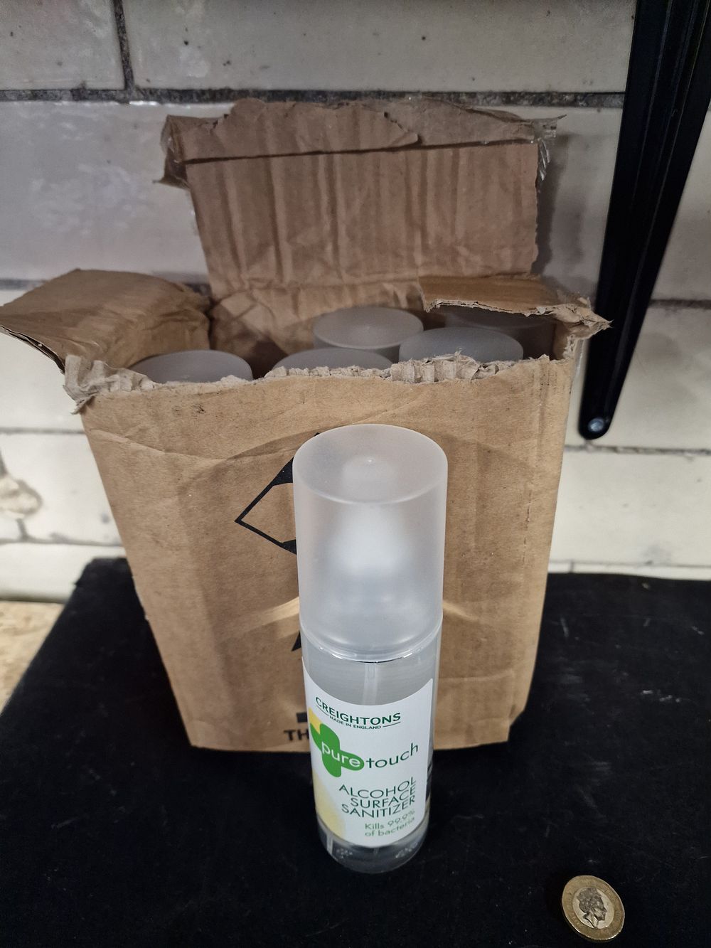 Lot 274: Six 200ml Surface Sanitizer