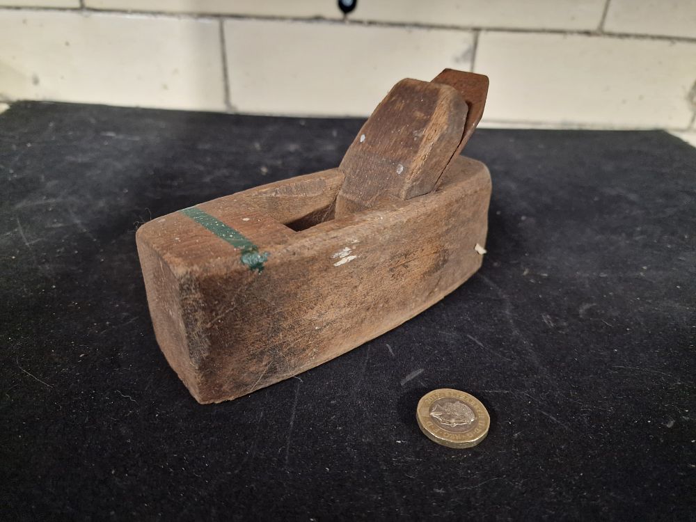 Lot 277: Vintage Small Wooden Plane