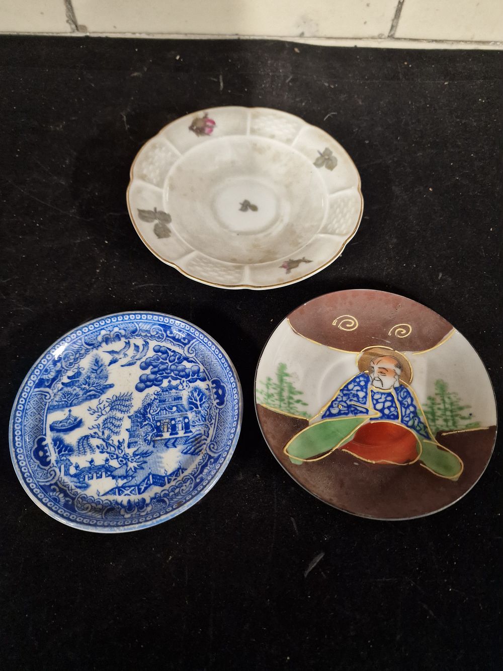 Lot 288: Three Small Plates. Bavarian and Japanese