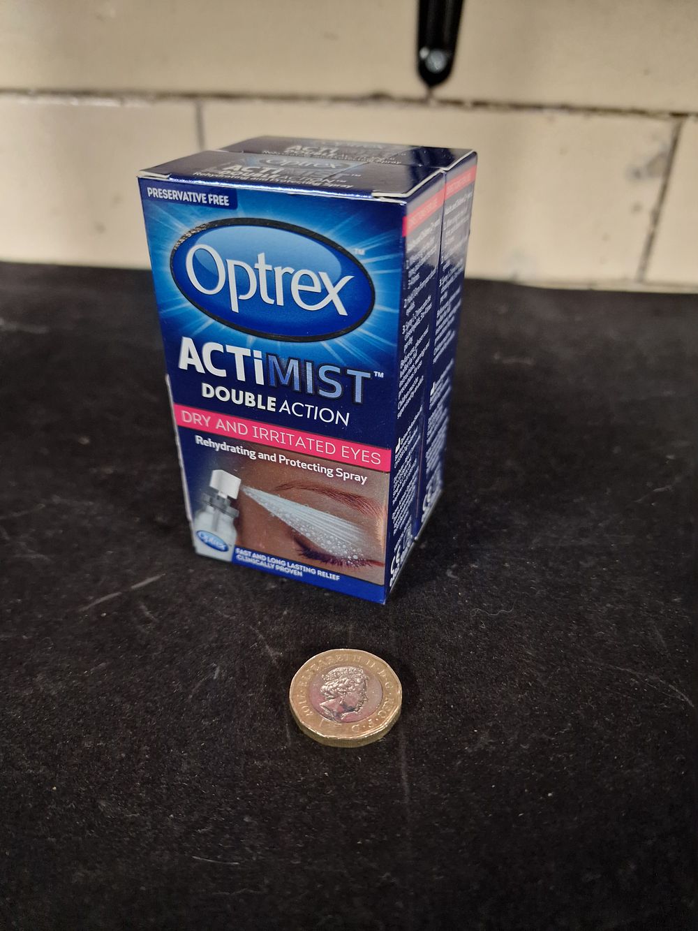 Lot 311: Two Optrex Actimist Double Action Dry & Irritated Eyes 10ml Rehydrating and Protecting Spray RRP £11.75 Each