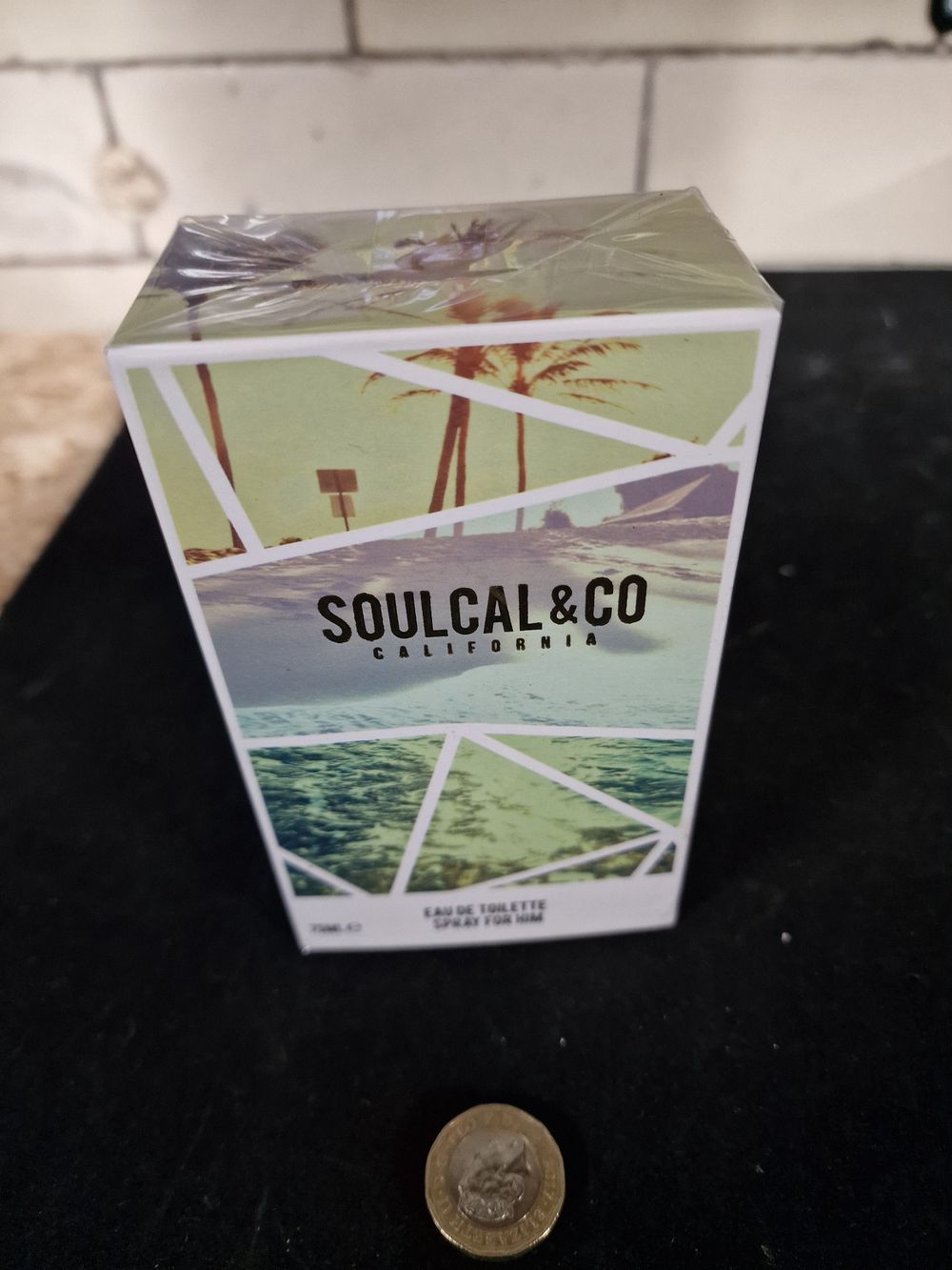 Lot 338: Soul Cal & Co California Eau De Toilette Spray for Him 75ml New Sealed