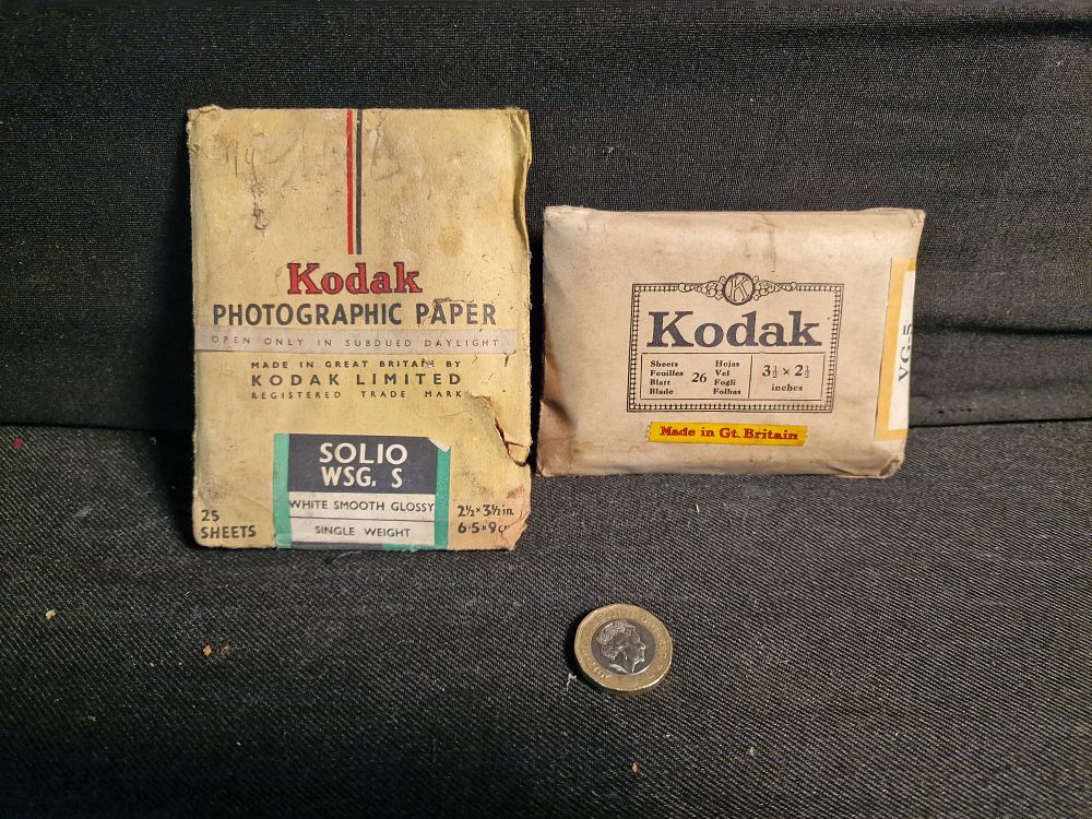 Lot 151: Two Packs of Vintage Kodak Paper
