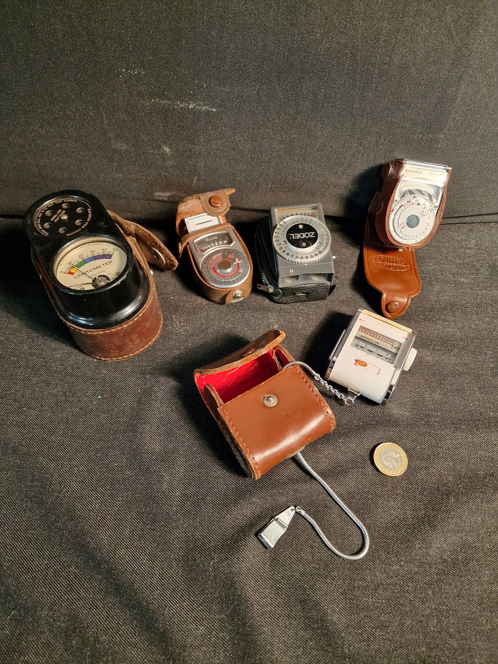 Lot 175: Selection of Vintage Exposure Meters a/f