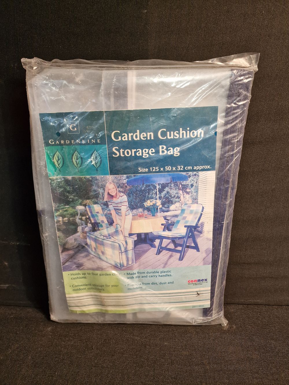 Lot 180: Garden Cushion Storage Bag Size 125x50x32cm Approx