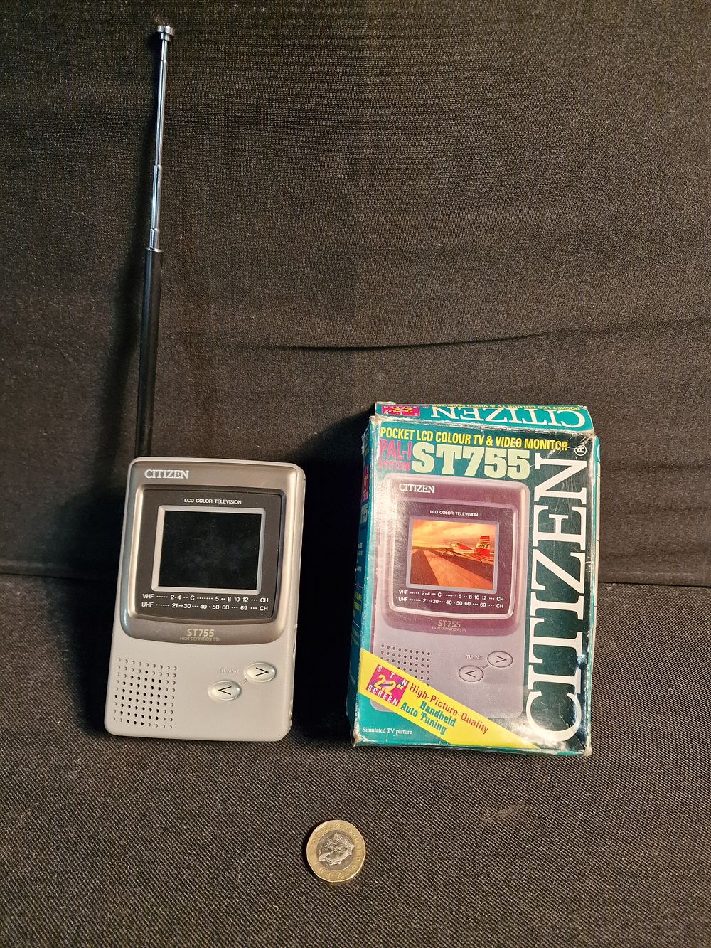 Lot 186: Citizen Pocket LCD Colour TV & Video Monitor