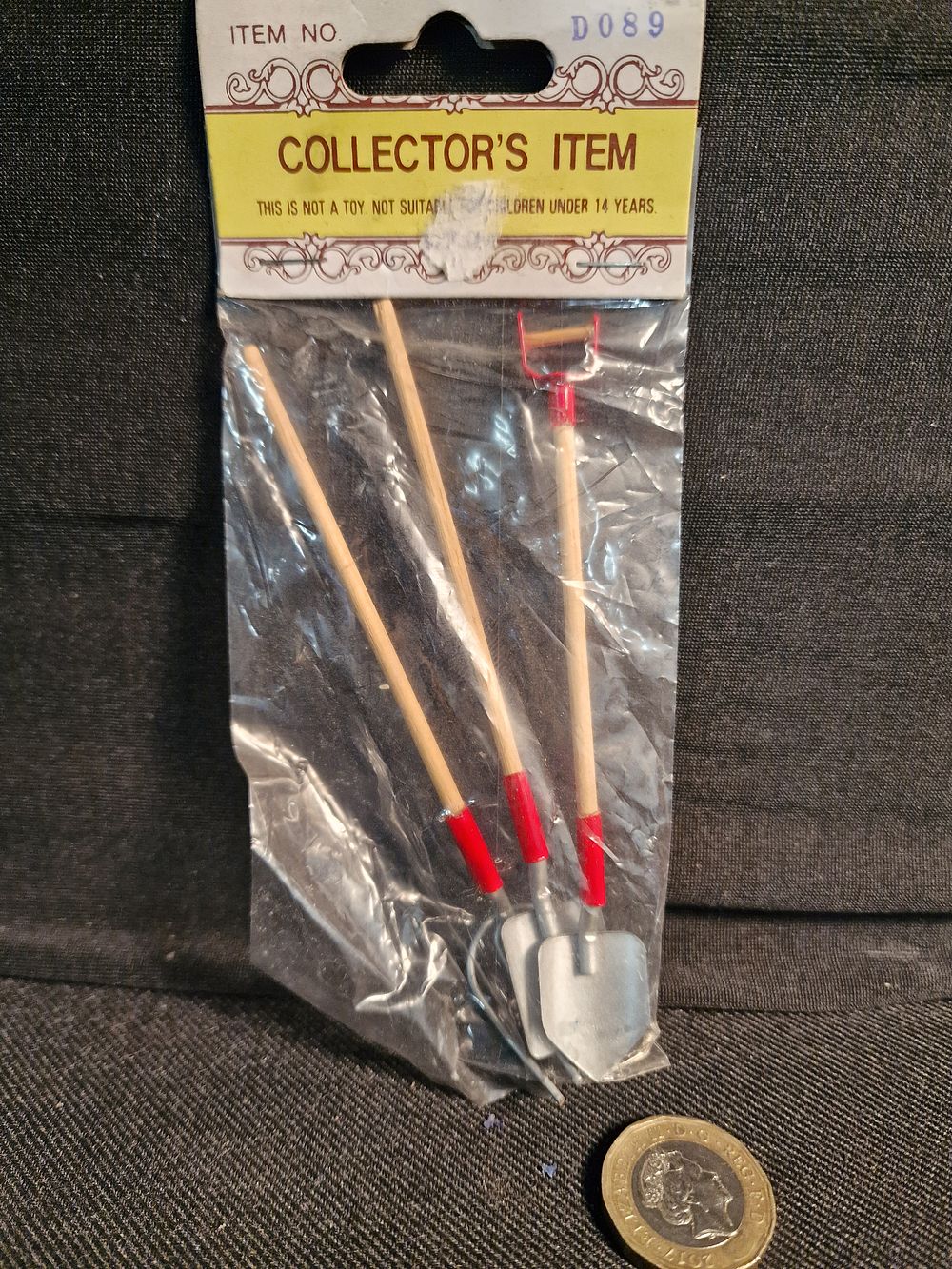 Lot 193: Miniature Spade and Fork Set