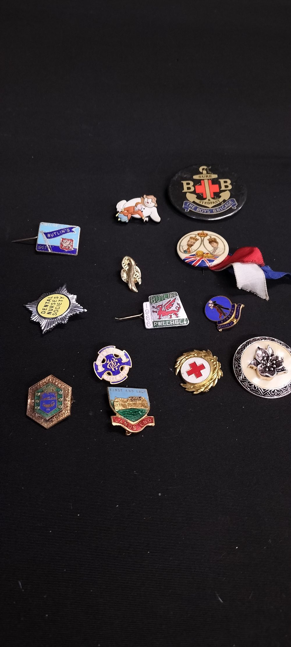Lot 207: Selection of various pin badges