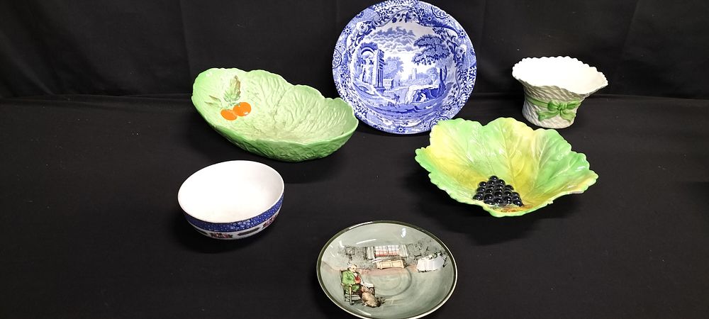 Lot 221: Selection of plates from various potteries including, Wedgwood,...