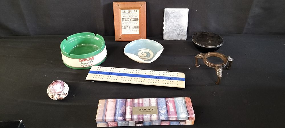 Lot 232: Mixed lot including Thwaites Smooth Beer ashtray, cigarette...