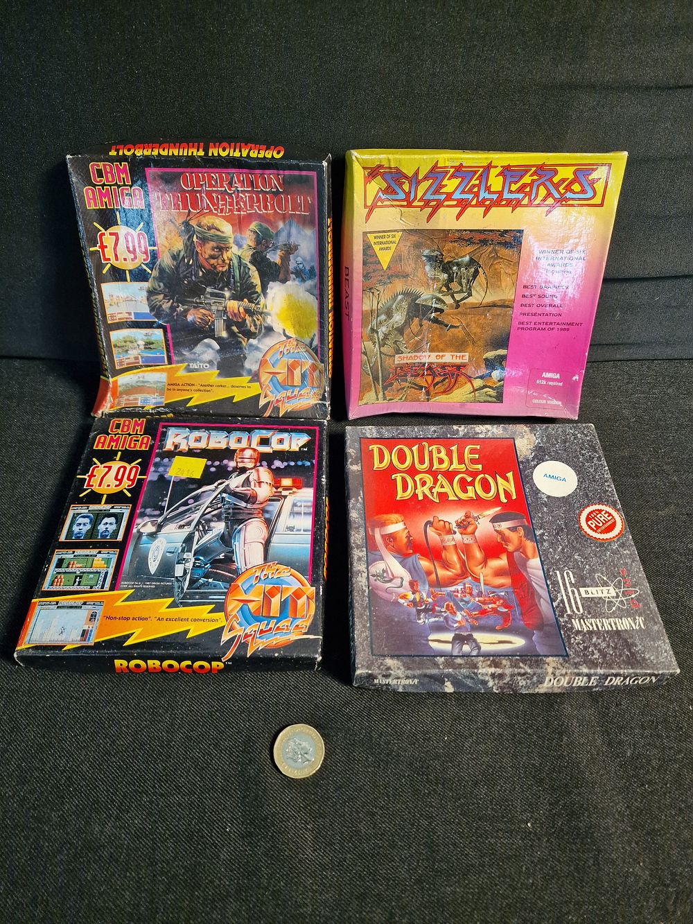 Lot 196: Four Vintage Amiga Games a/f
