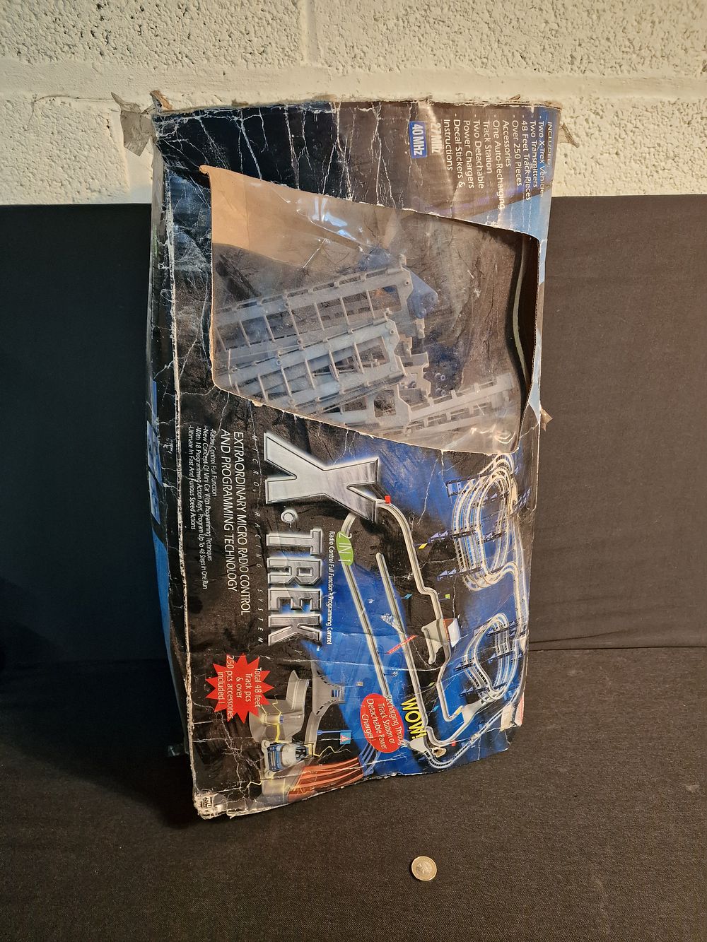 Lot 212: X-Trex Radio Controlled Micro Racing System a/f