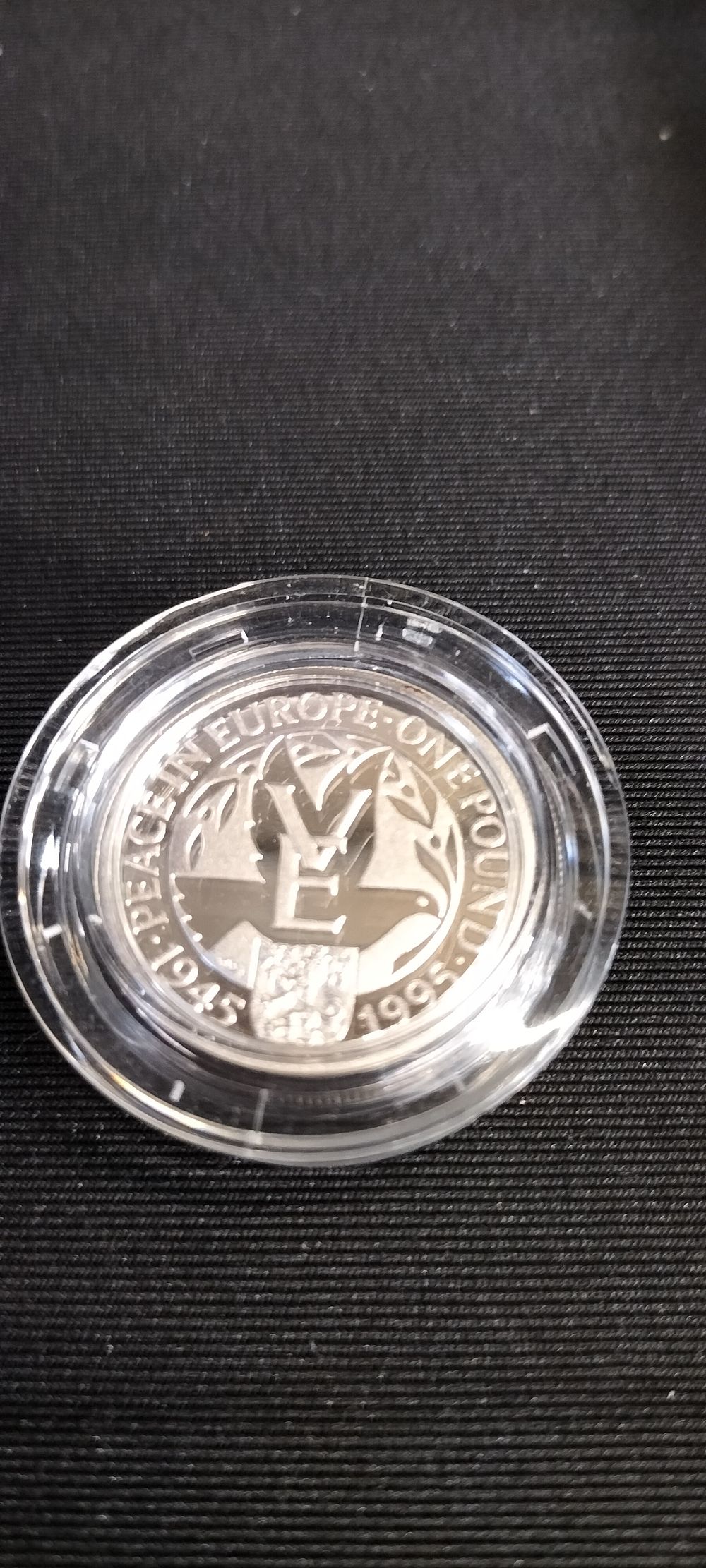 Lot 263: 1995 VE Day peace in Europe Alderney Silver...