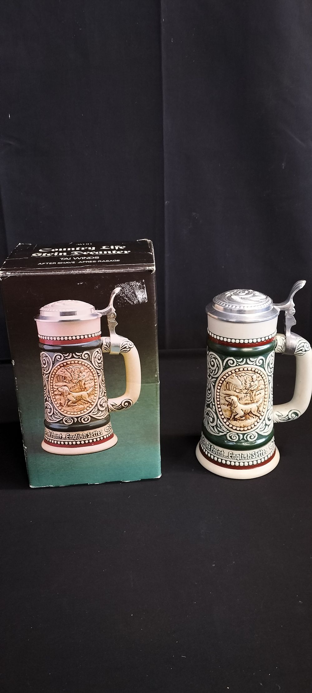 Lot 277: Vintage 1979 Avon stein with lid depicting a...