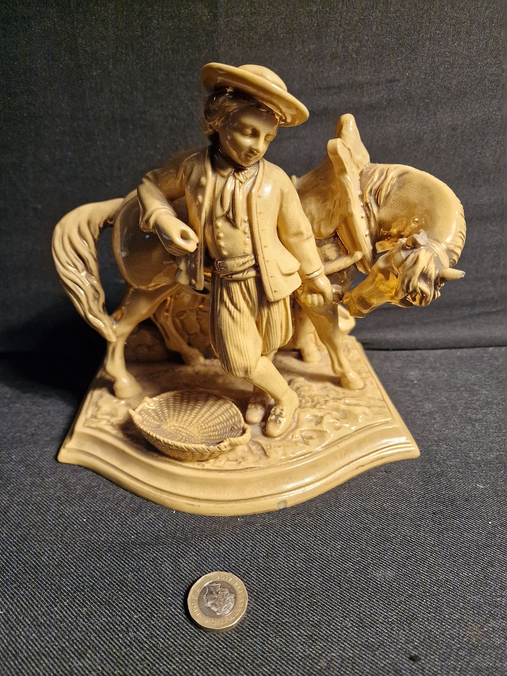 Lot 259: Vintage Porcelain Eichwald Cigarette and Match Holder