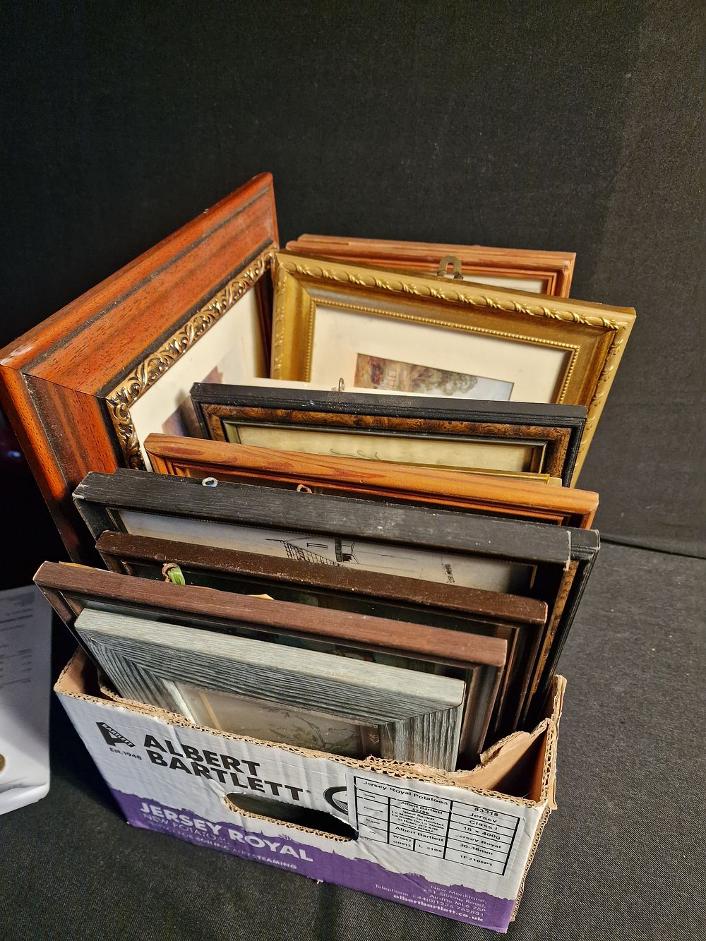 Lot 263: Selection of Picture Frames. Some with Pictures