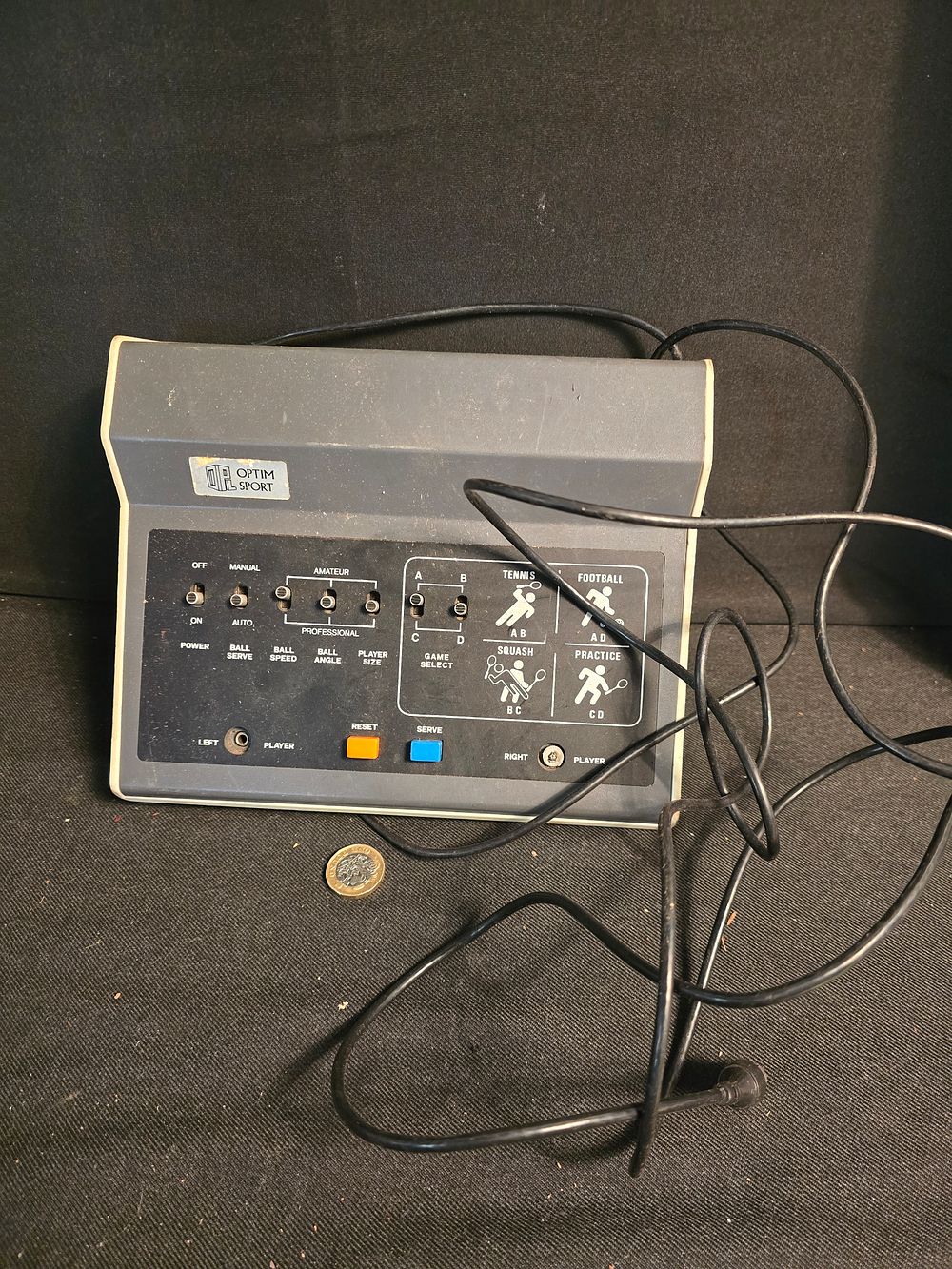 Lot 385: B&W optim sport tv game console a/f