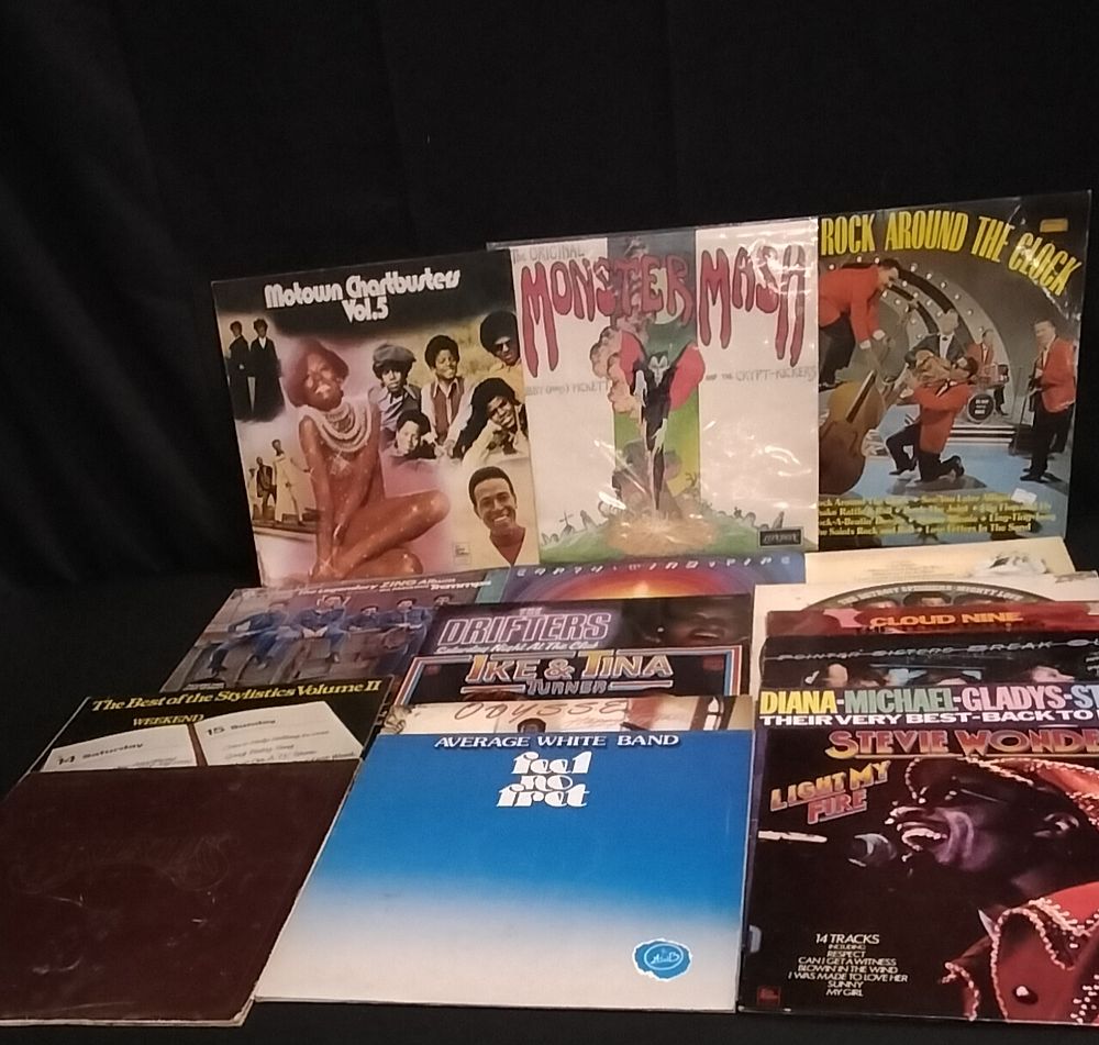 Lot 303: 17 vinyl albums from various artists and genres...
