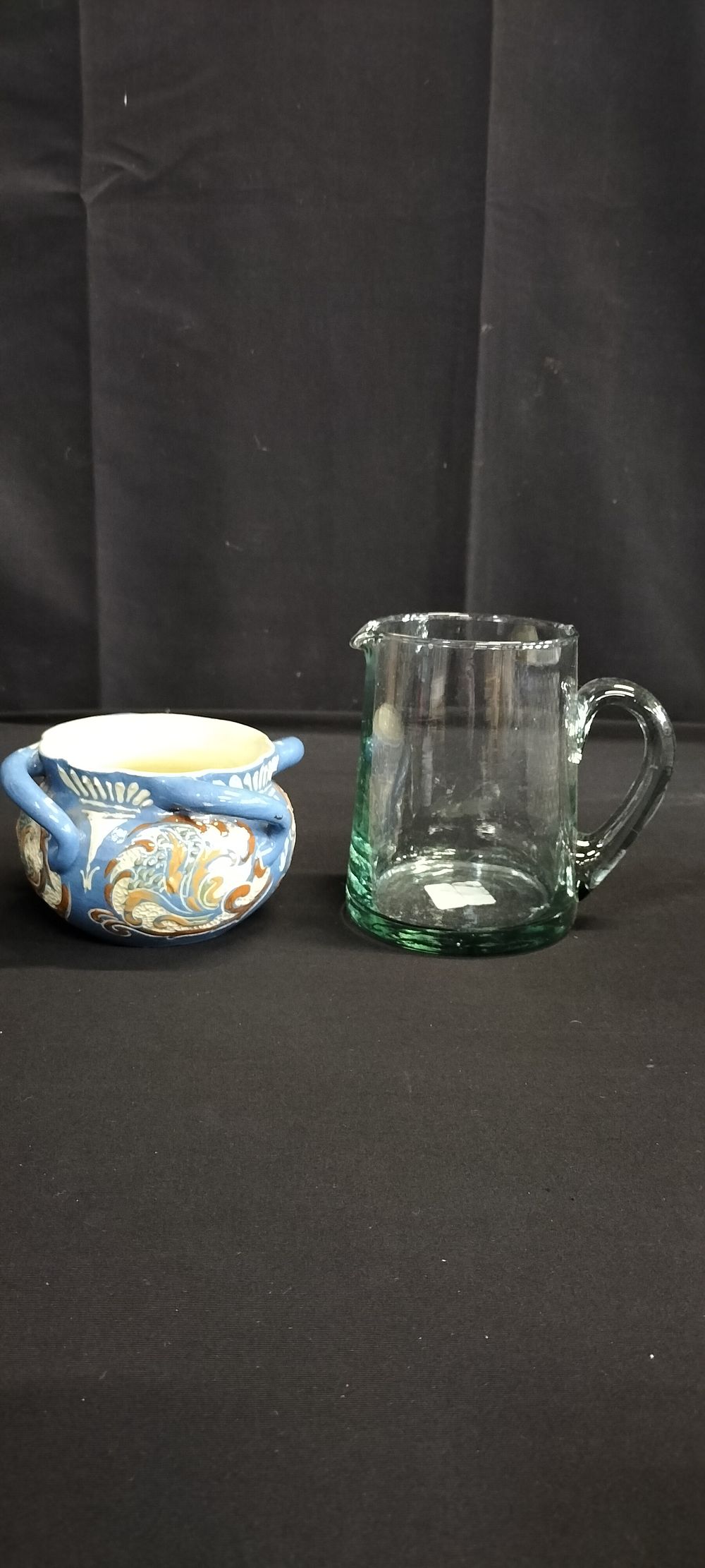 Lot 309: Two items a Branham Barum pot with four...