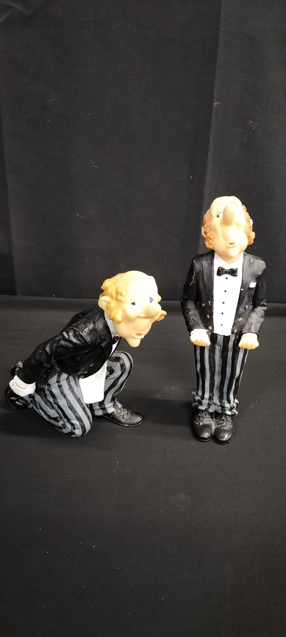 Lot 328: Two James the butler place card holder and...