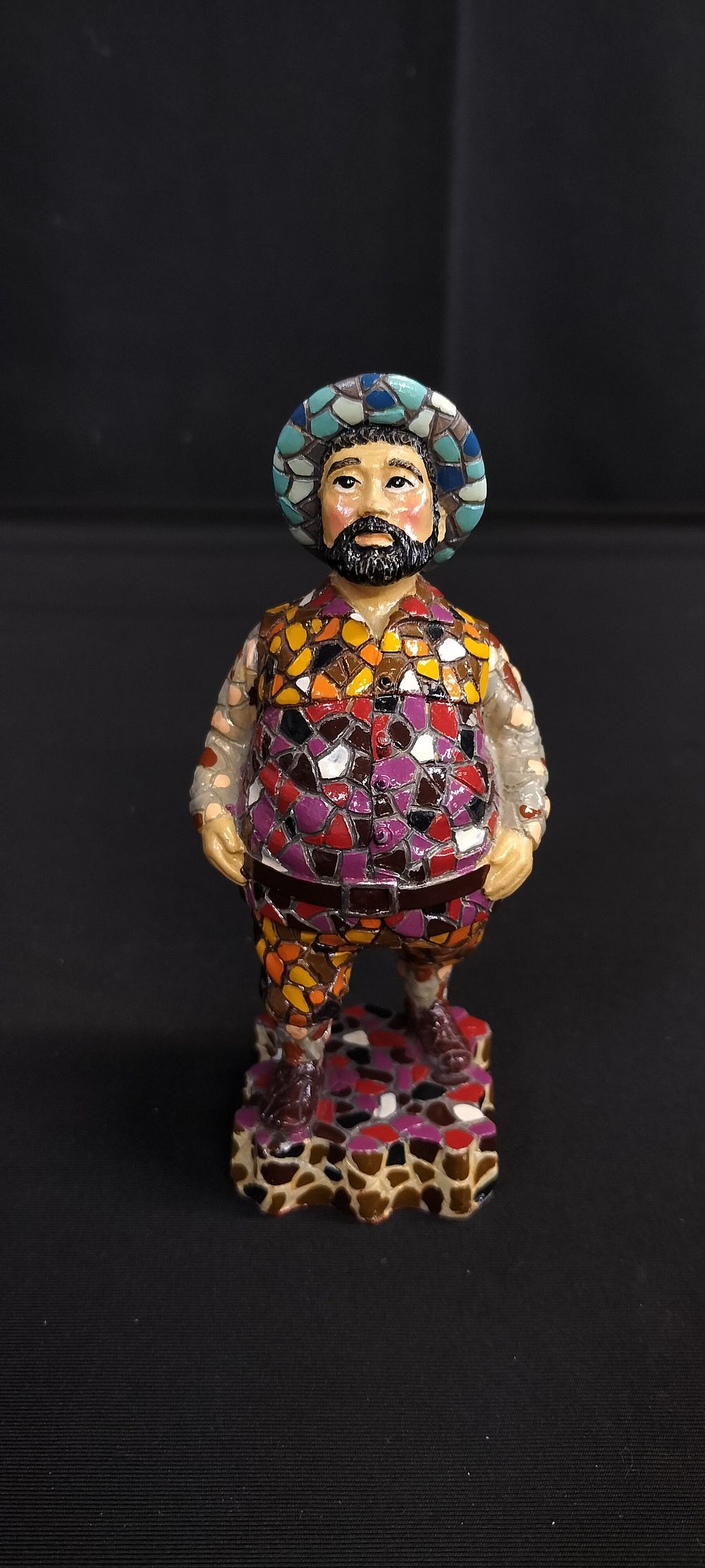 Lot 358: Sancho Panza mosaic figure by creationes Velasco, Spain....