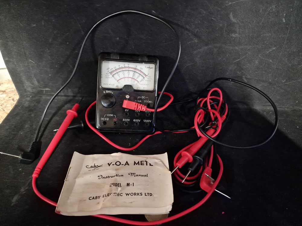 Lot 160: Multi Meter and Leads