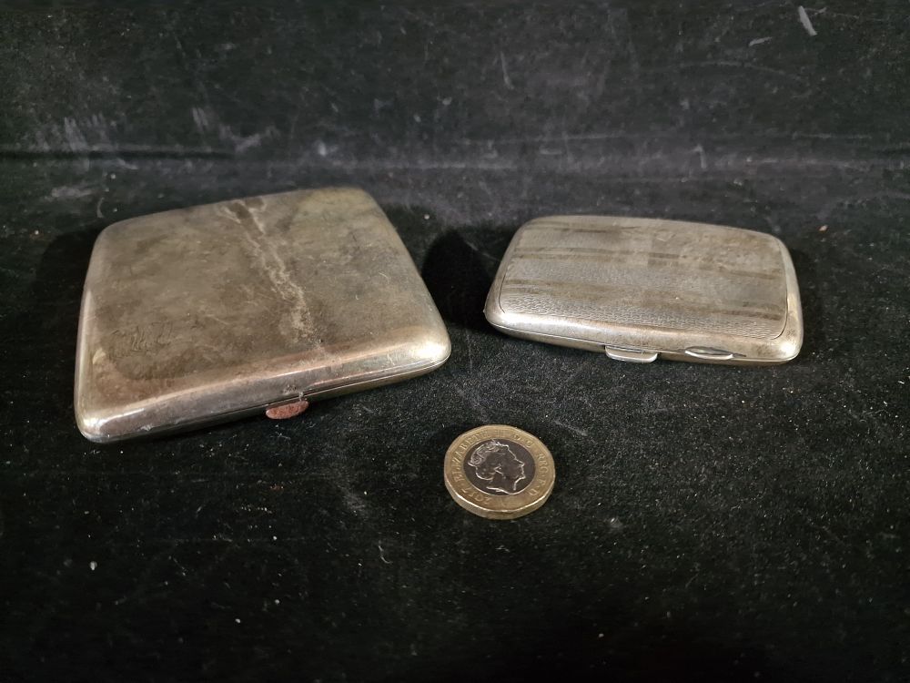 Lot 196: Pair of Vintage Cigarette Cases
