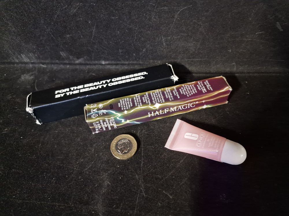 Lot 328: New Mascara, Lip Liner and Lip Hydro-Plump Treatment. Half Magic. Beautybay,
