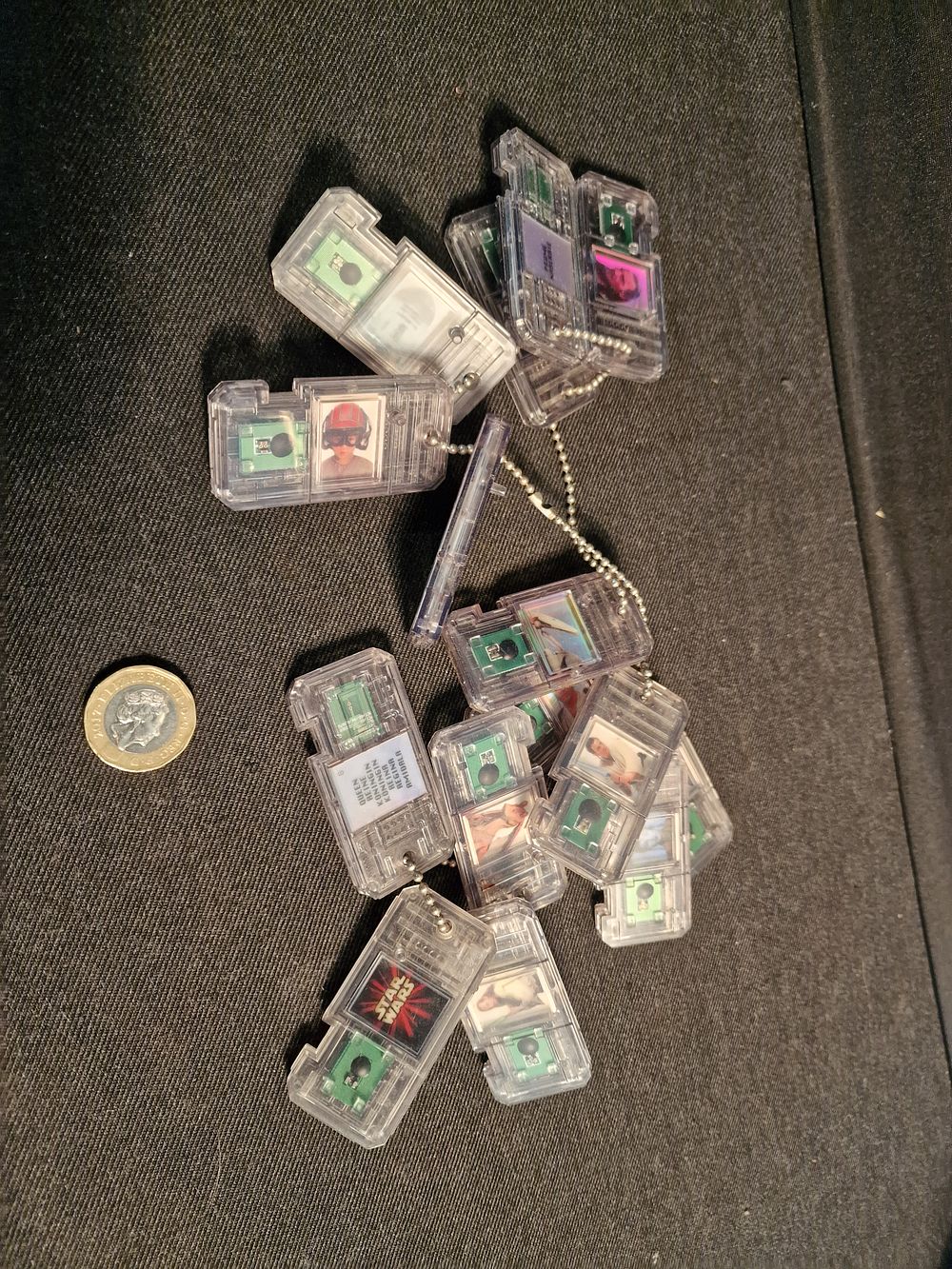 Lot 354: Selection of Vintage Star Wars Episode I CommTech Chips