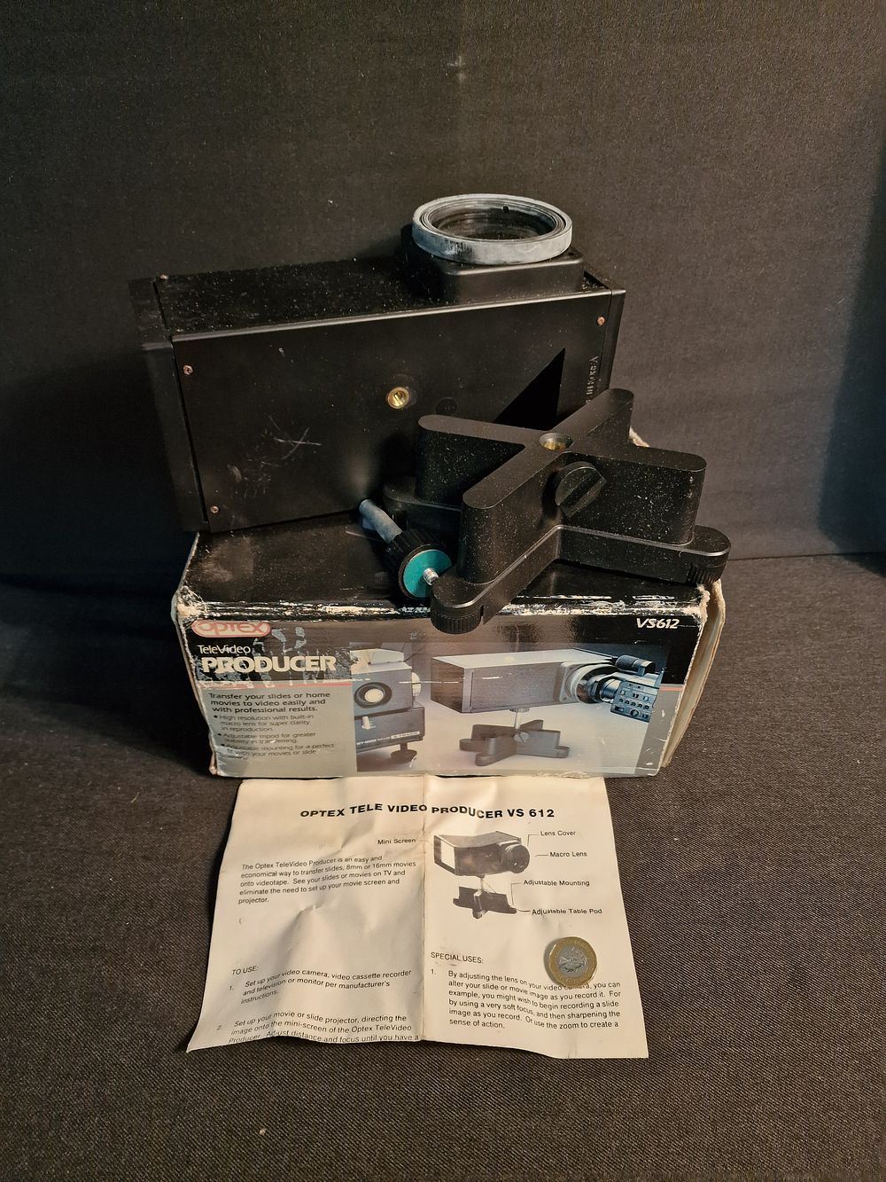 Lot 355: Vintage Optex Tele Video Producer VS 612