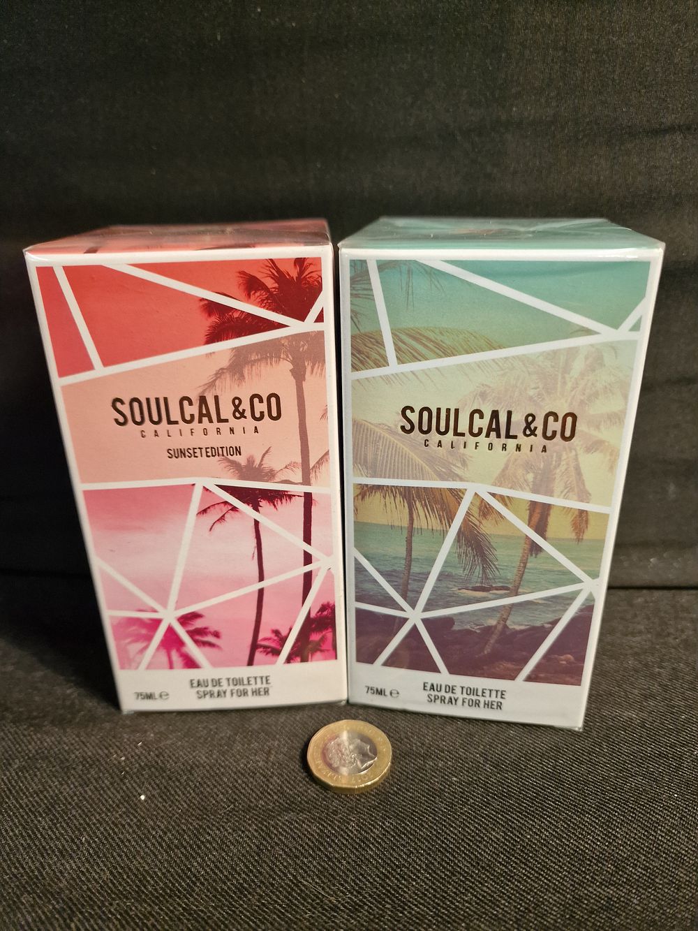 Lot 373: Brand New Soul Cal & Co Eau De Toilette Spray for Her Twin Pack