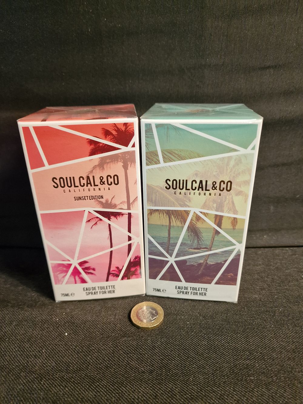 Lot 374: Brand New Soul Cal & Co Eau De Toilette Spray for Her Twin Pack