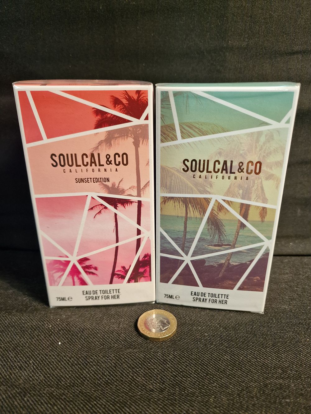Lot 375: Brand New Soul Cal & Co Eau De Toilette Spray for Her Twin Pack