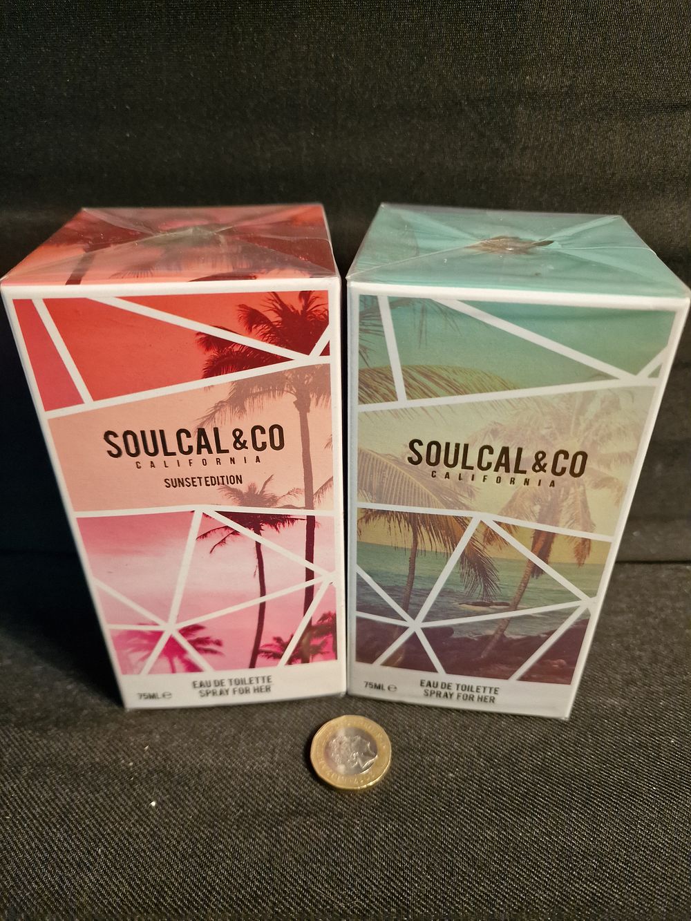 Lot 378: Brand New Soul Cal & Co Eau De Toilette Spray for Her Twin Pack