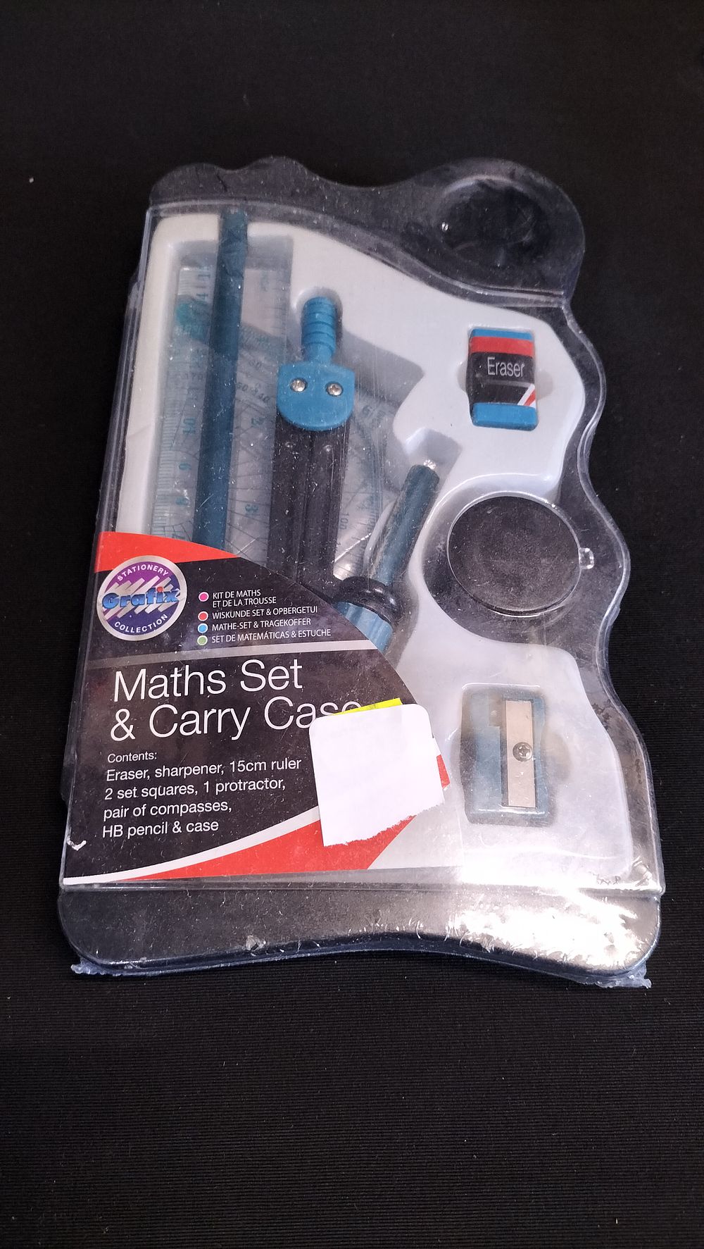 Lot 552: Maths set and carry case 