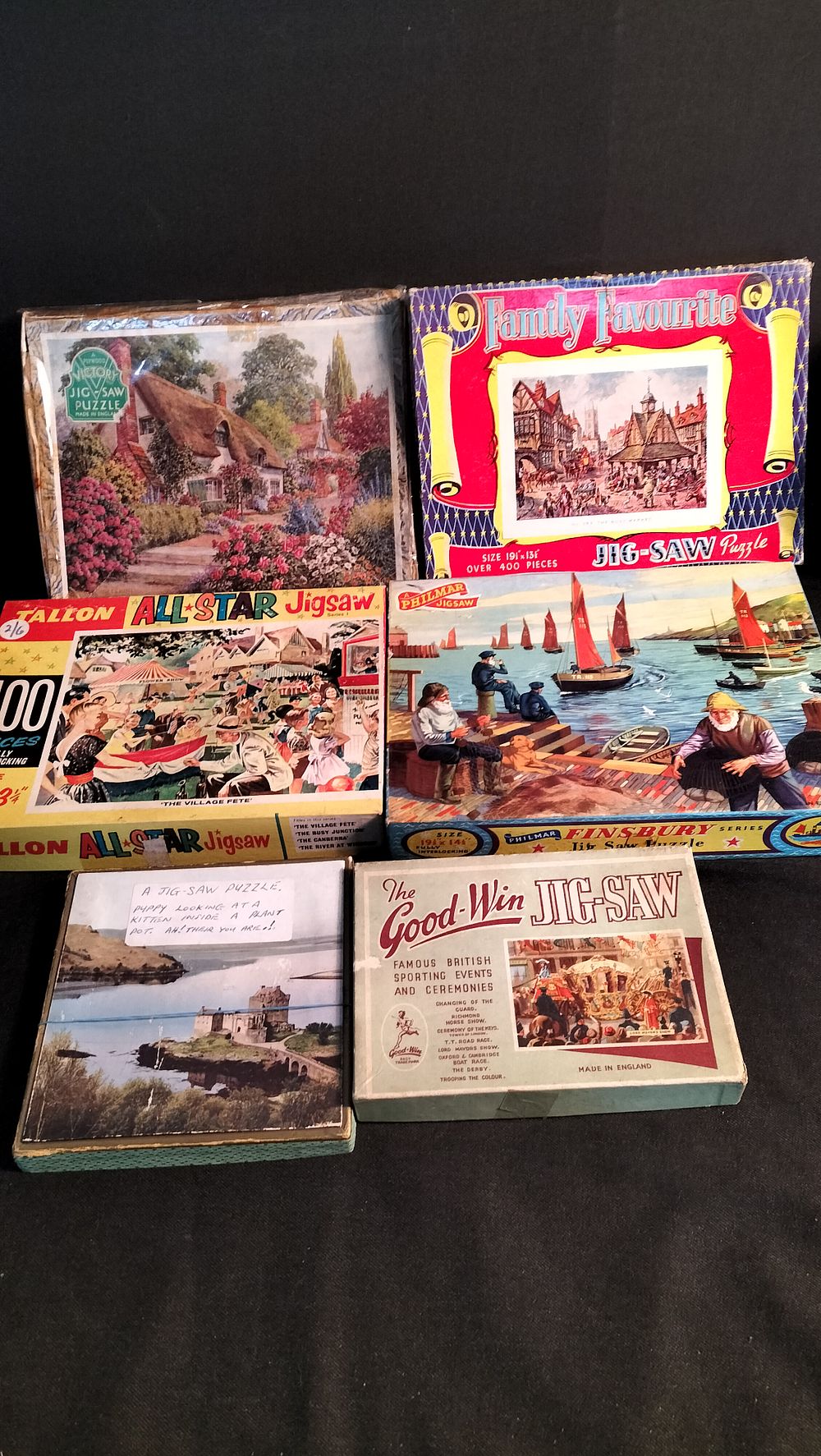 Lot 557: 6 jigsaws a/f