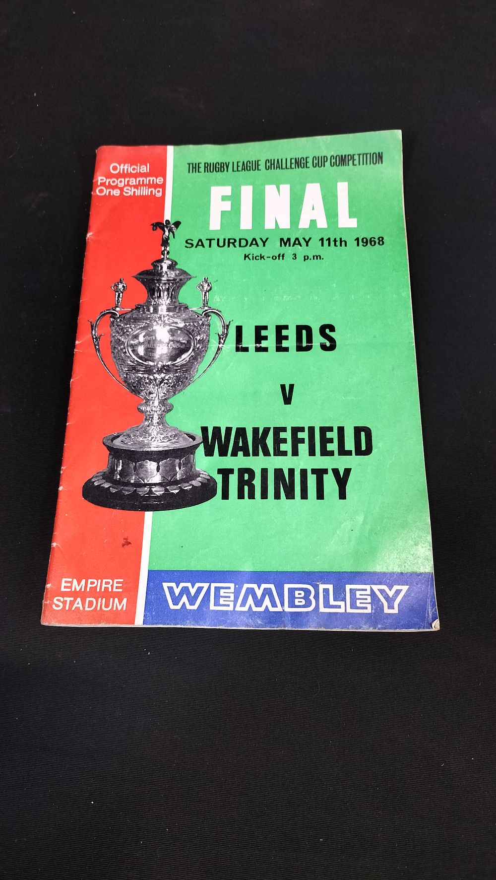 Lot 564: Wembley 1968 Leeds v Wakefield Trinity programme 