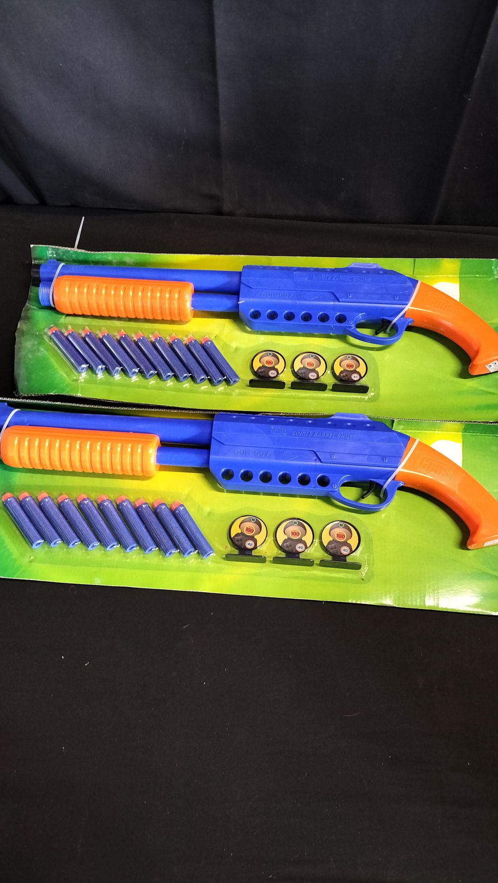 Lot 609: Two soft guns target practice shot guns with...