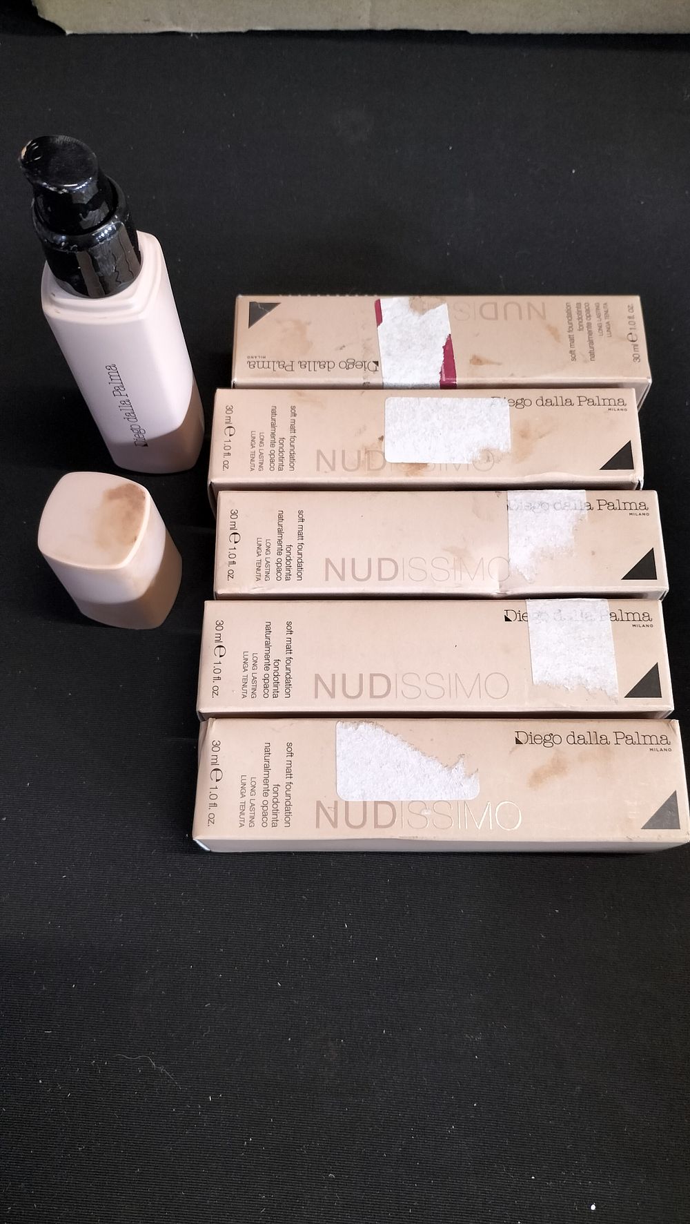 Lot 619: 5 x Diego Dalla Palma Nudissimo foundation various...