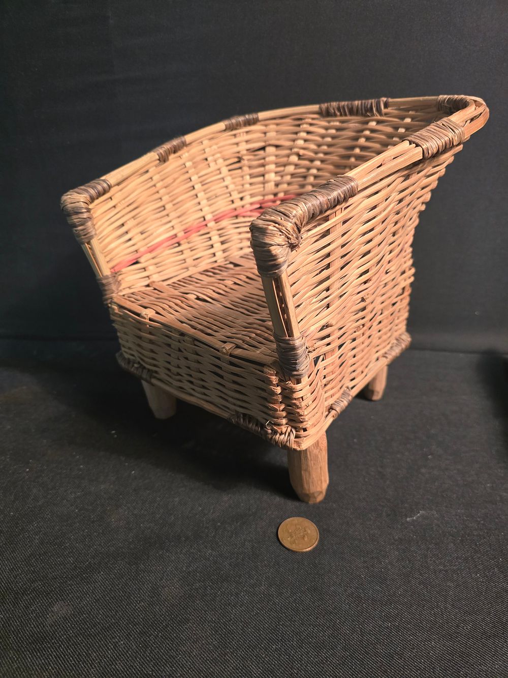 Lot 651: Teddy / doll chair