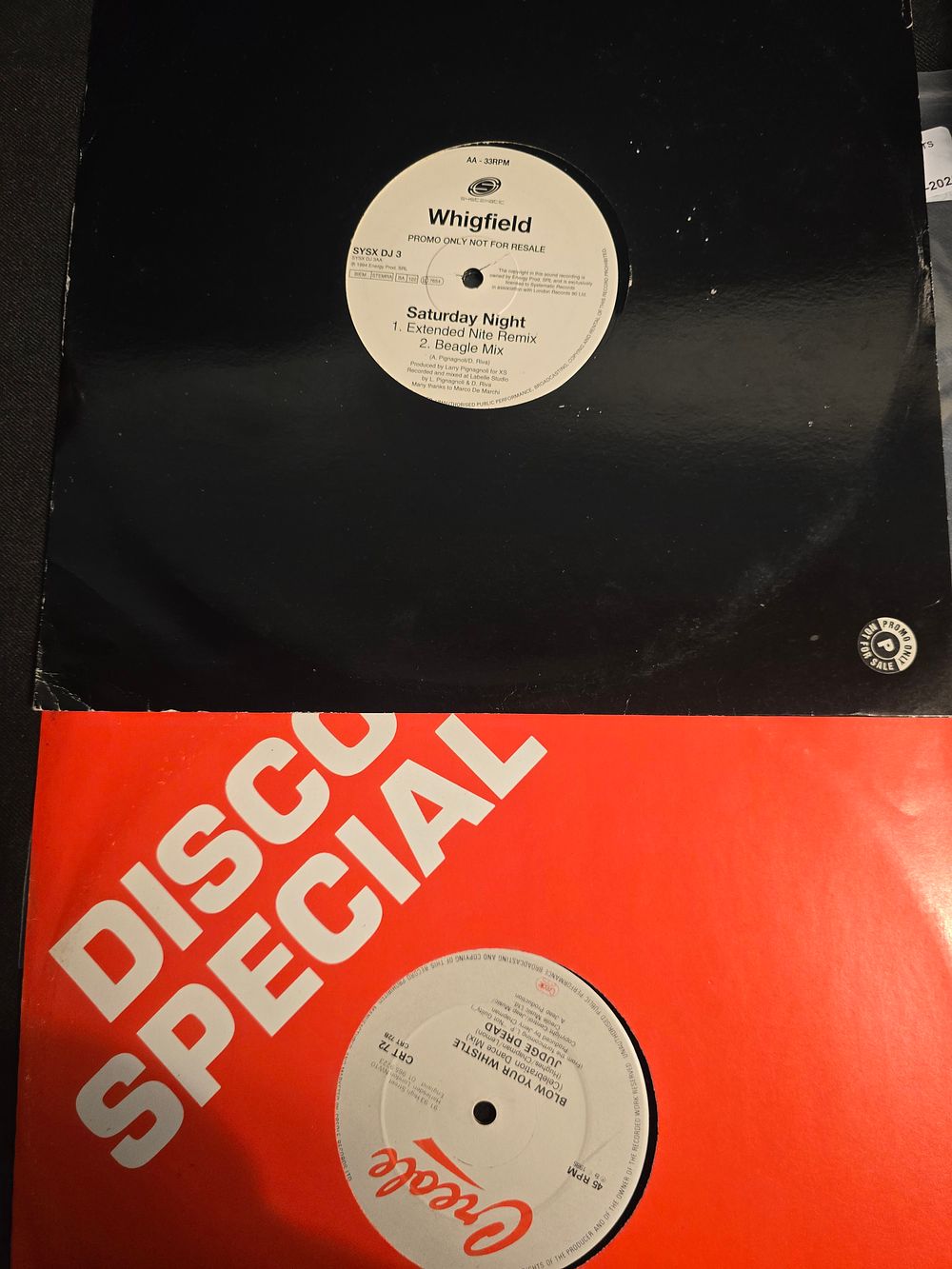 Lot 671: Two white label LPs