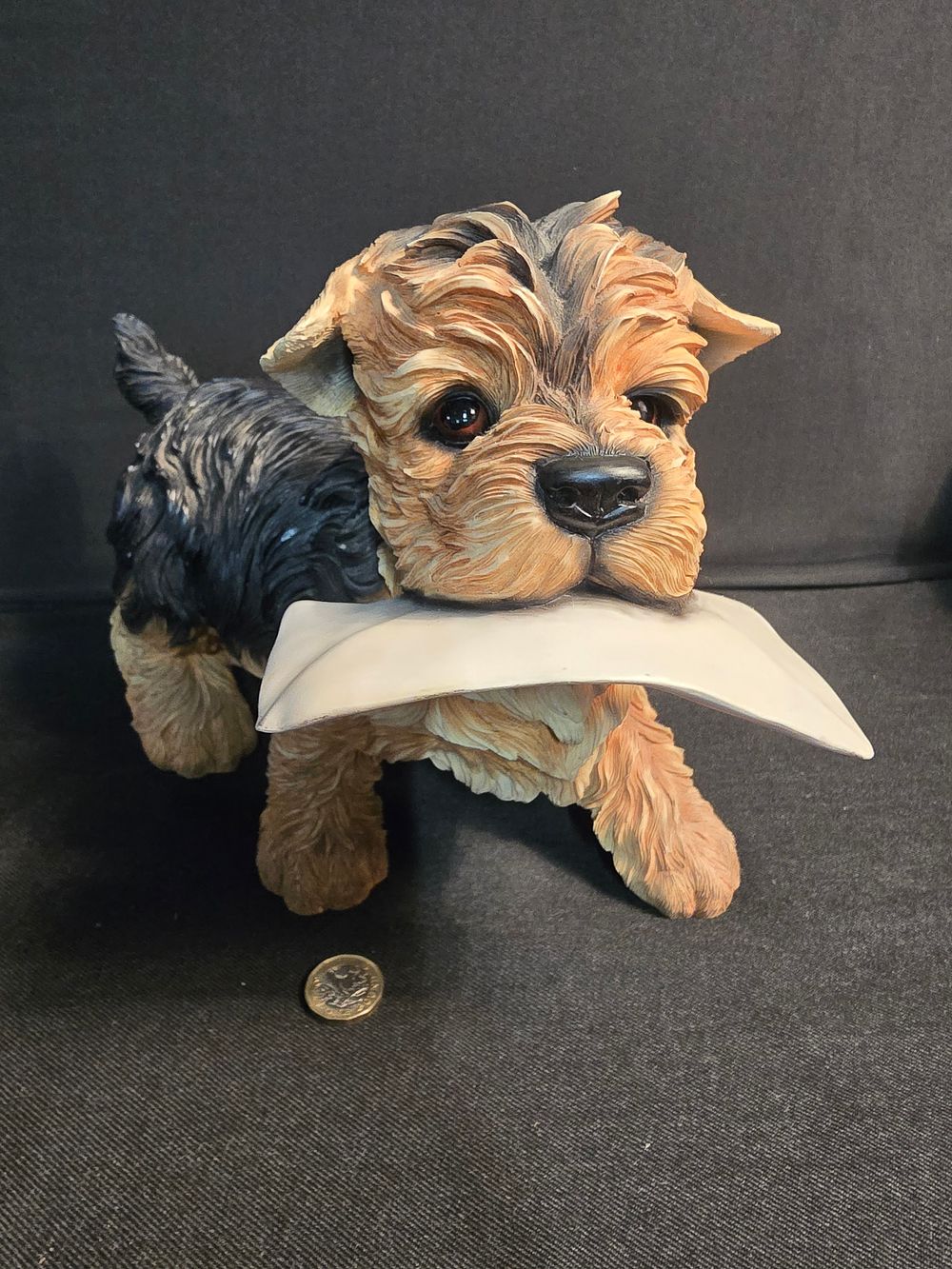 Lot 619: A medium sized Yorkshire Terrier ornament