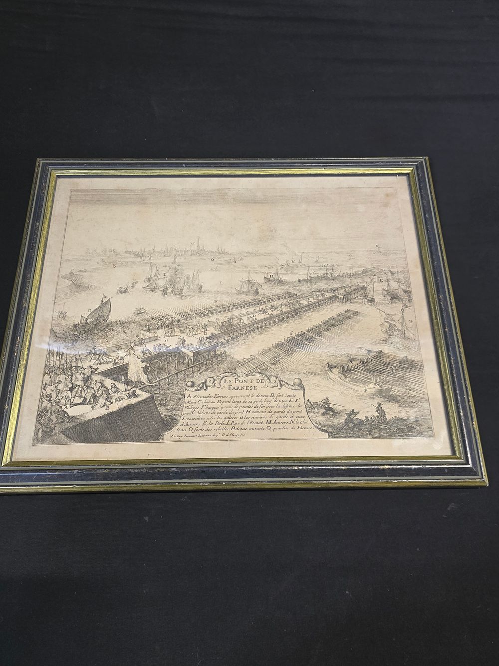 Lot 636: Print of an Etching of Le Ponte De...