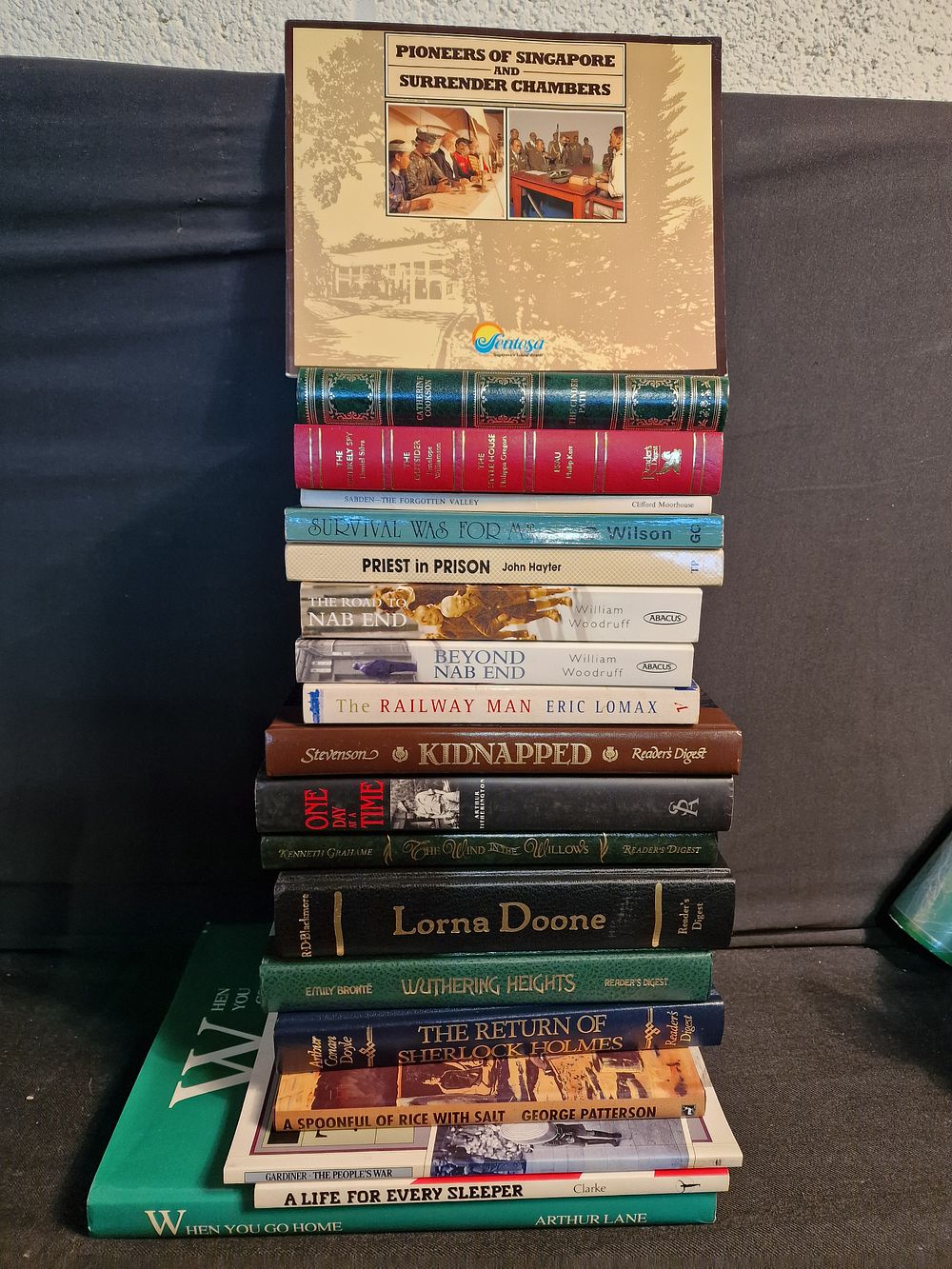 Lot 208: Selection of Books inc War Prisoner Books COLLECTION ONLY