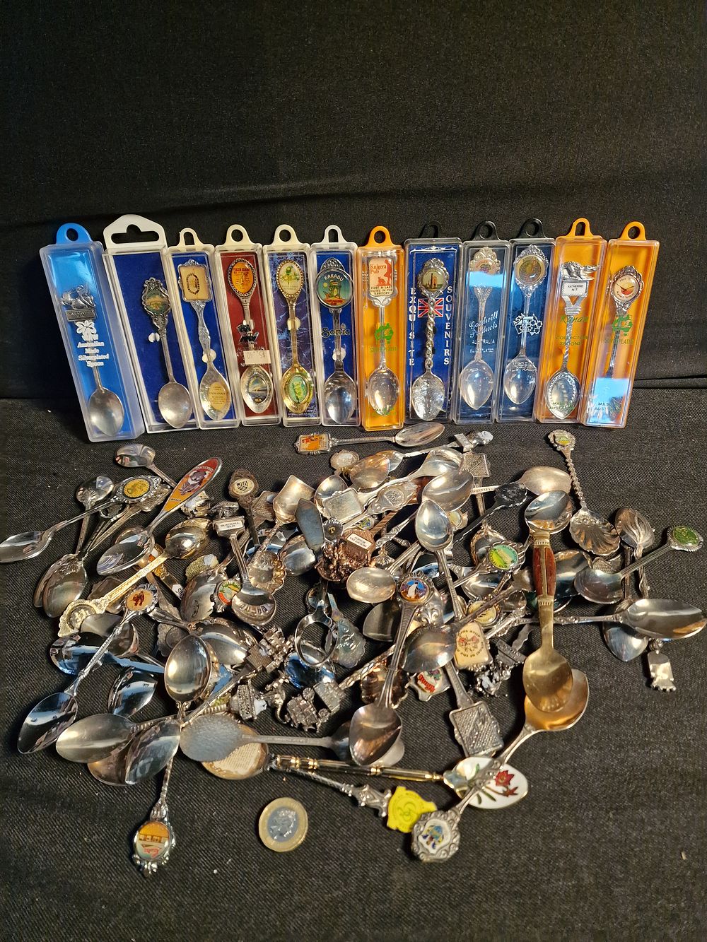 Lot 264: Selection of Souvenir Spoons