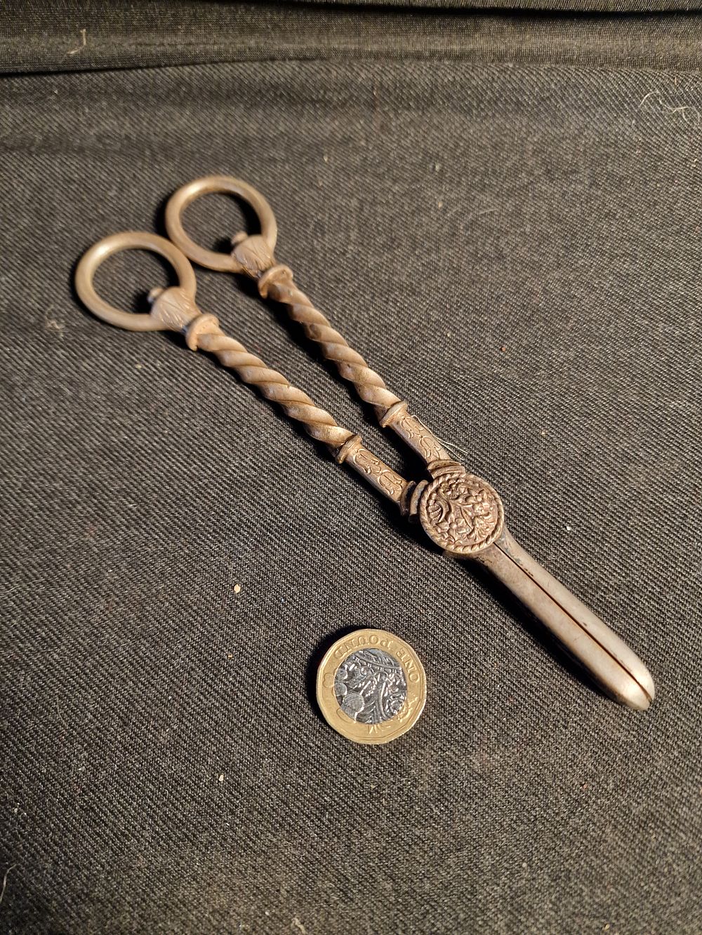 Lot 271: Vintage Pair of Grape Scissors