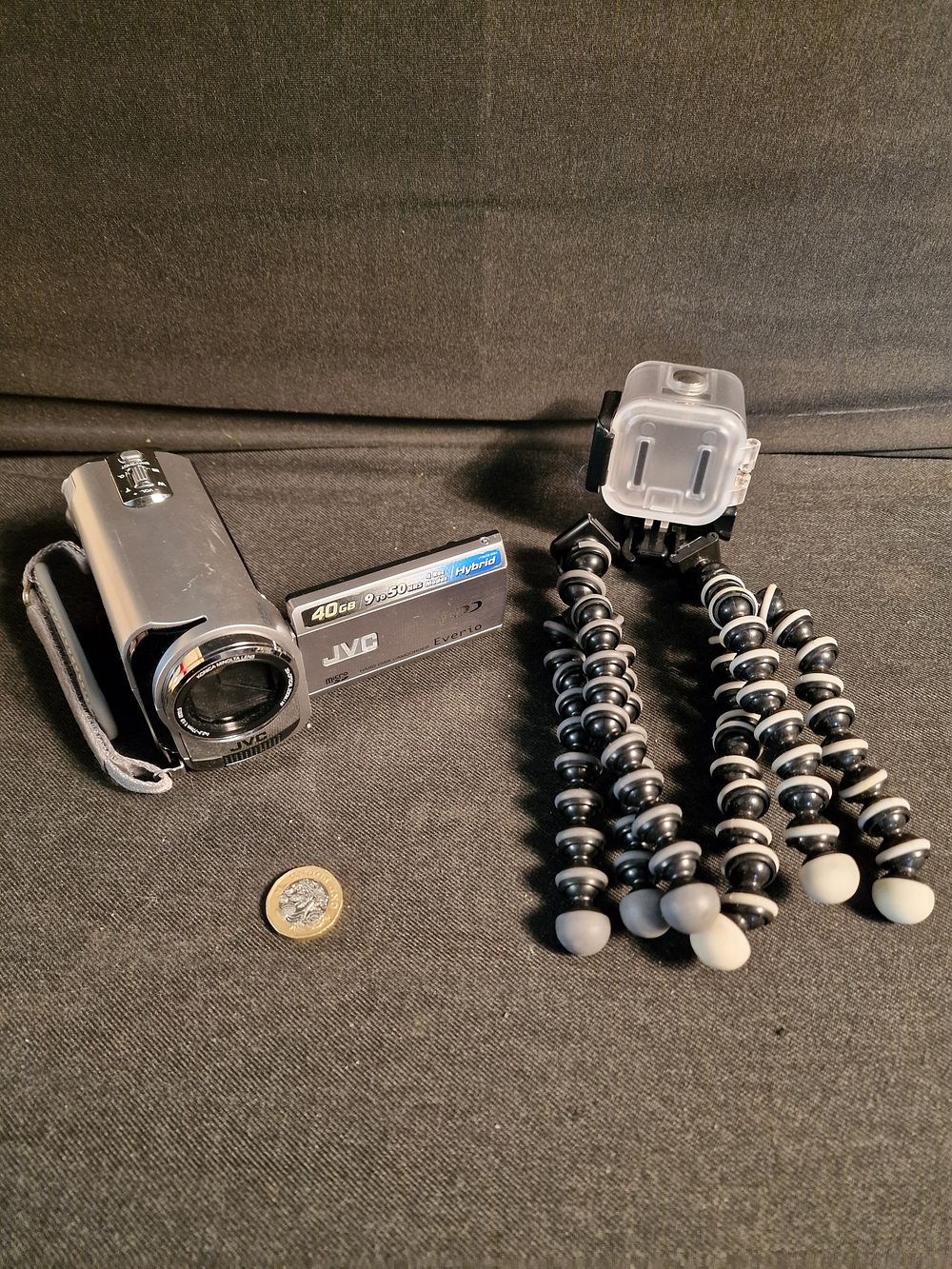 Lot 273: JVC Camcorder and Accessories a/f