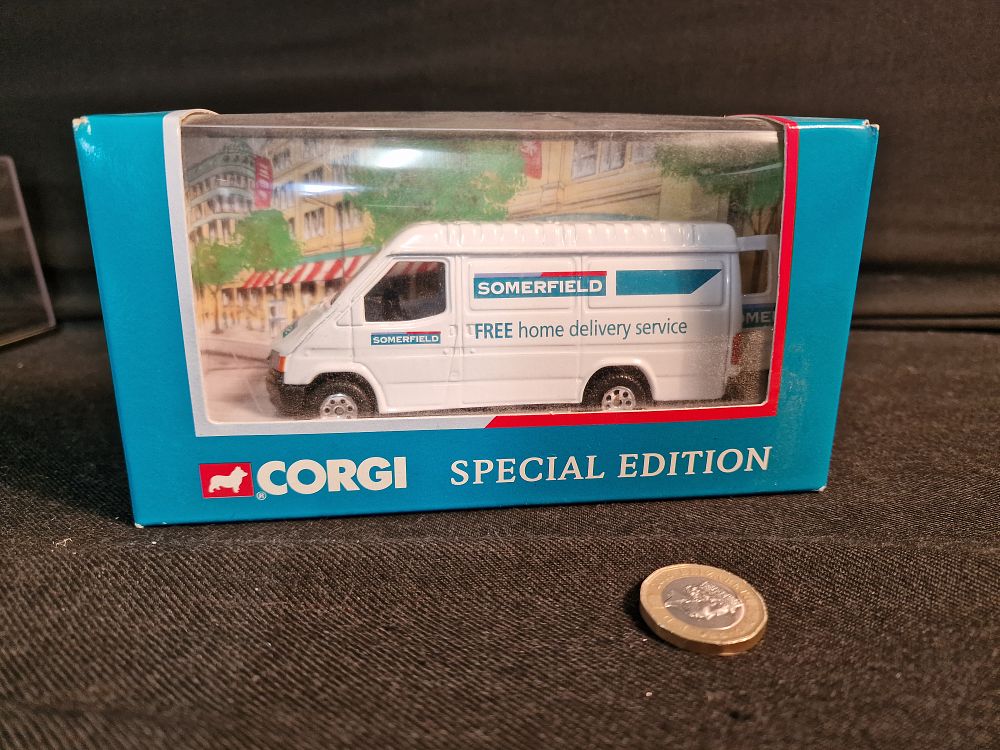 Lot 278: Corgi Special Edition Somerfield Transit Van in Box