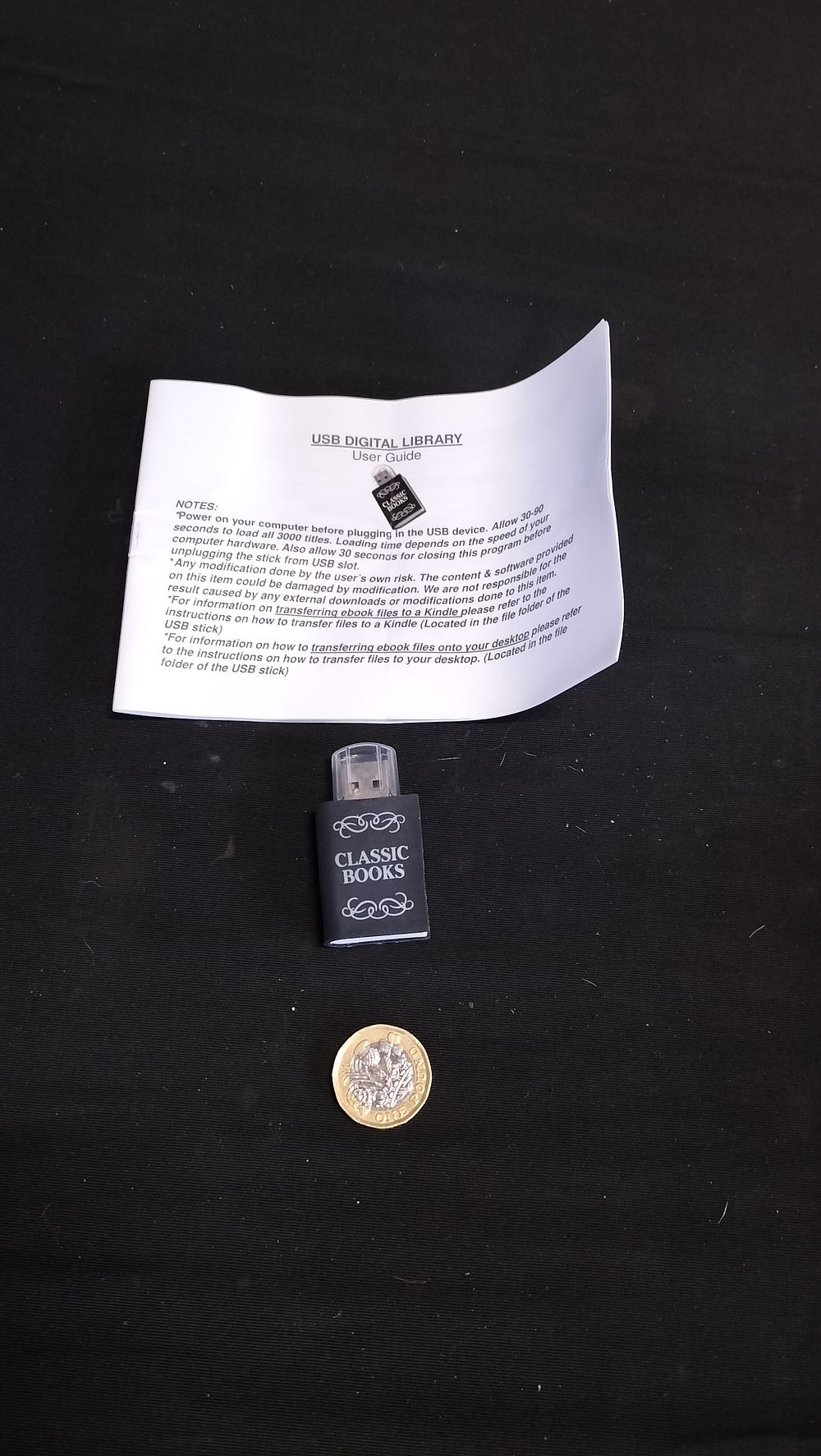 Lot 635: USB Digital library of classic books 