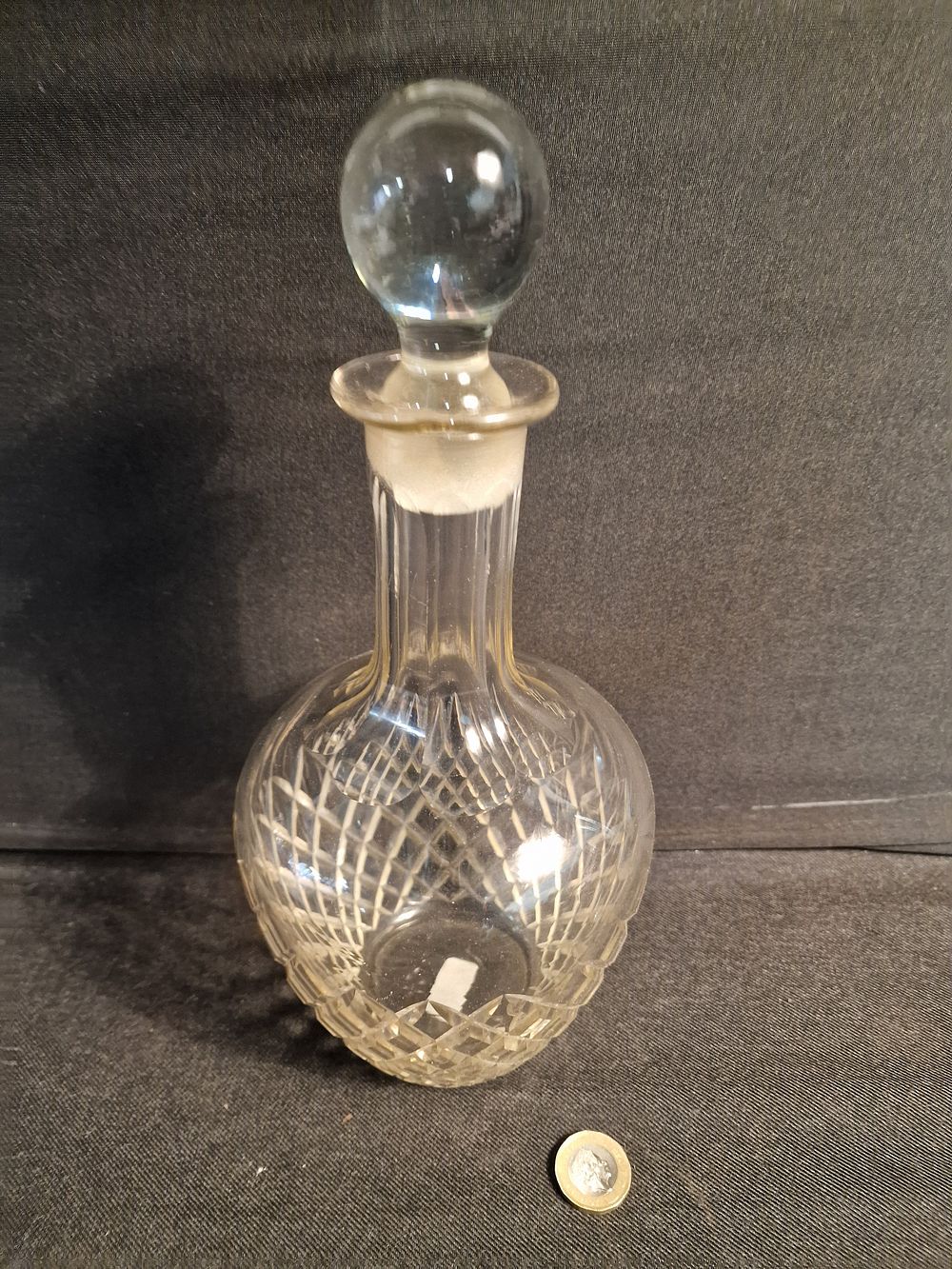 Lot 310: Cut Glass Decanter and Stopper